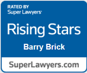 Rated by Super Lawyers | Rising Stars | Barry Brick | SuperLawyers.com